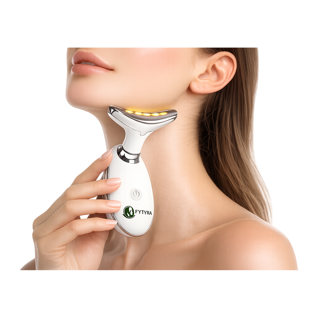 Fytyra Sculpting Device used along the neck